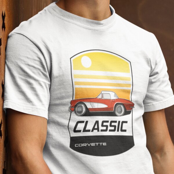 Classic Corvette1956 Men's T-Shirt Thumbnail