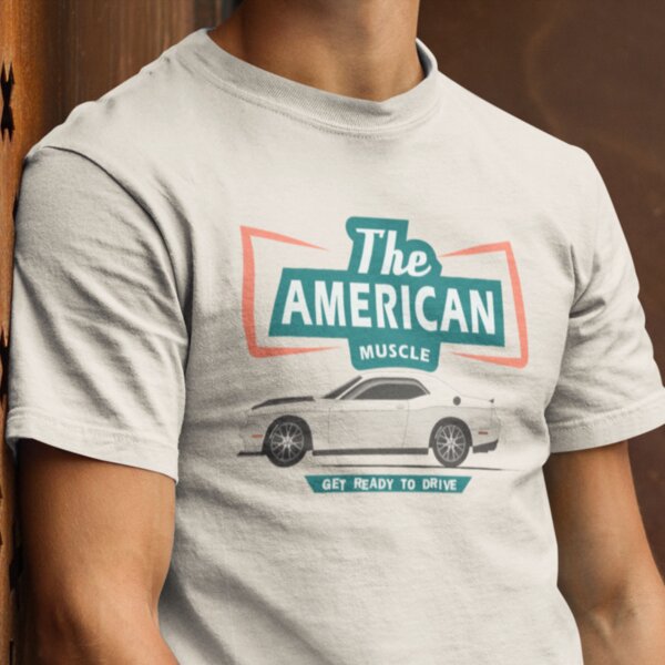 Challenger - The American Muscle Men's T-Shirt Thumbnail