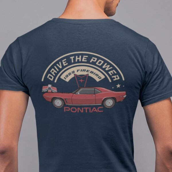 Pontiac Firebird - Drive the Power Men's T-Shirt Thumbnail