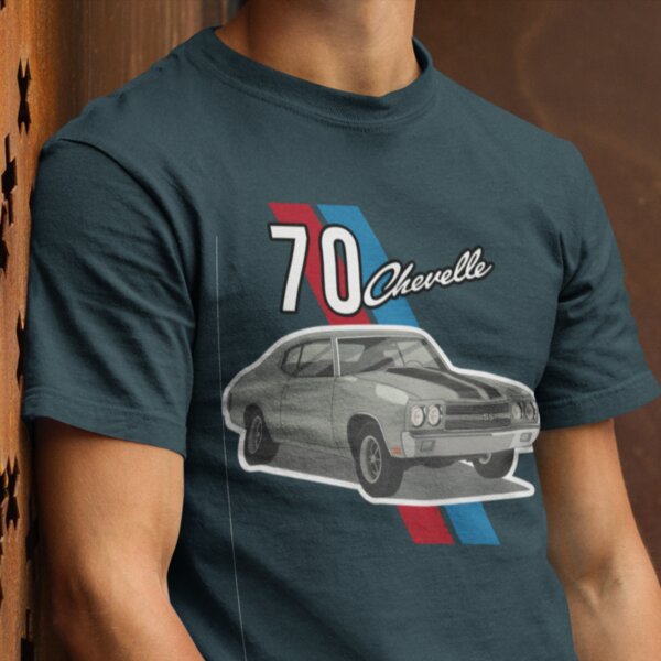 Chevrolet SS Chevelle Grey Men's T-Shirt Thumbnail