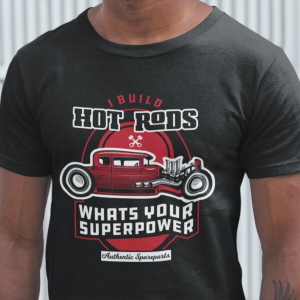I Build Hot Rods Men's Graphic T-Shirt Thumbnail