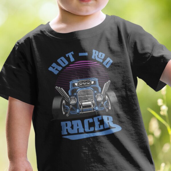 Hot Rod Racer Toddler T-Shirt Thumbnail