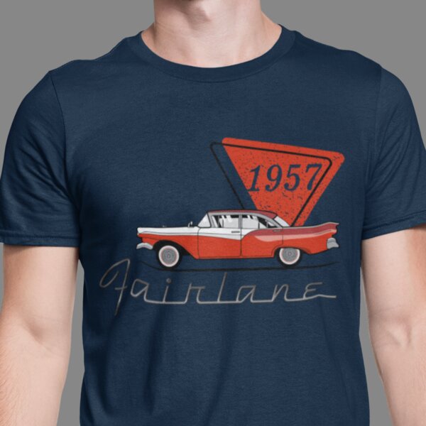 57' Ford Fairlane Men's T-Shirt 2 Thumbnail