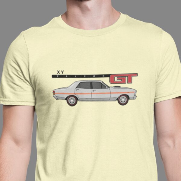 1970 XY GT Falcon Men's T-Shirt 2 Thumbnail