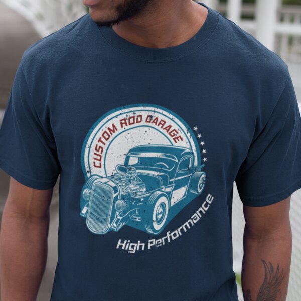 Custom Rod Garage Men's T-Shirt Thumbnail