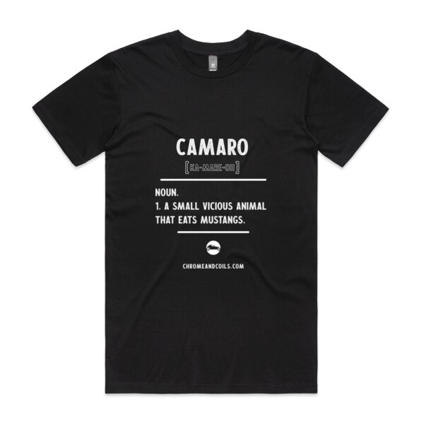 Camaro Definition Car T Shirt Thumbnail